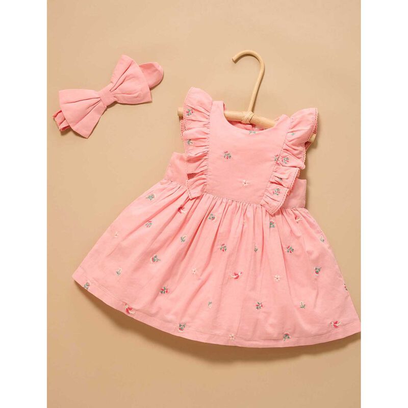 Purebaby Broderie Dress image number 1